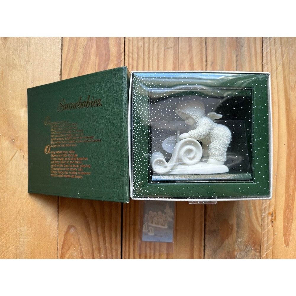 Vintage Department 56 Snowbabies To‎ My Friend Figurine With Box